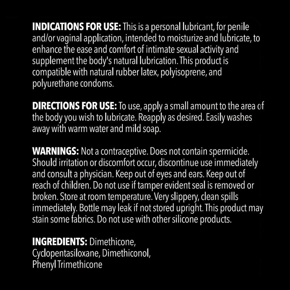 Play Silicone Lube
